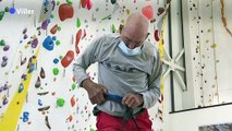 Veteran Swiss climber Marcel Remy still scaling the wall at 98
