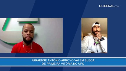 Paraense Antônio Arroyo vai em busca de primeira vitória no UFC