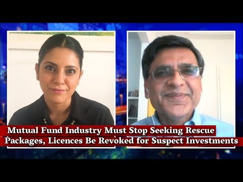 'Mutual Fund Houses Must Stop Seeking Rescue Packages, SEBI Must Revoke License For Mis- Investment'