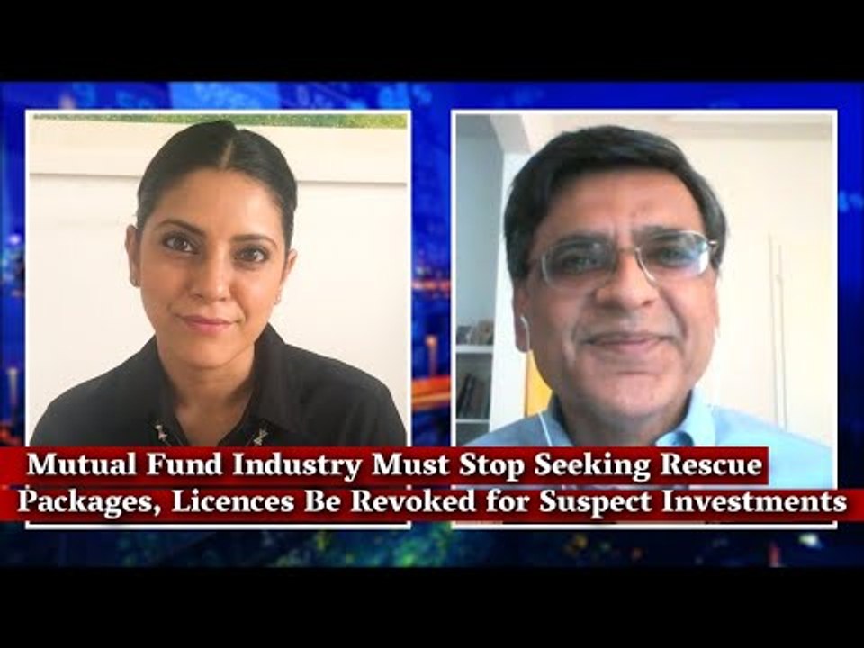 'Mutual Fund Houses Must Stop Seeking Rescue Pa...