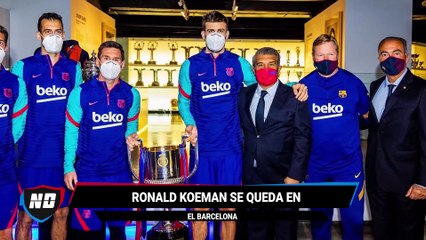 Ronald Koeman seguirá al frente del Barcelona