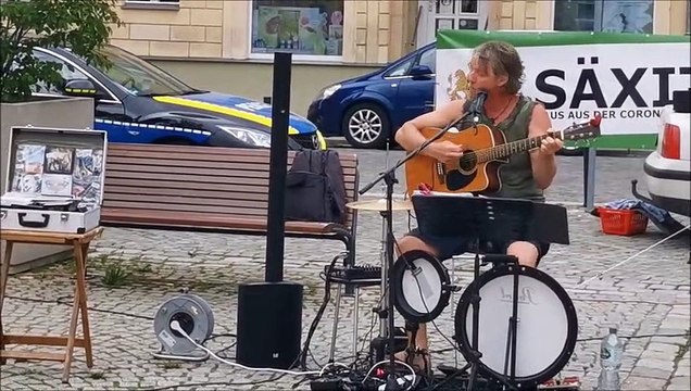 6. KUNDGEBUNG - KAMENZ, Markt, 04.06.2021, Teil II von III, Michael Pritzke alias Mr. Campfire