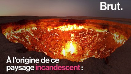 Ce cratère brûle sans interruption depuis 1971