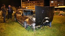 BOLU - Dur ihtarına uymayan sürücü, kaza yapınca yakalandı