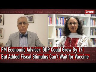 PM Economic Adviser: GDP Could Grow By 1% But Added Fiscal Stimulus Can't Wait for Vaccine