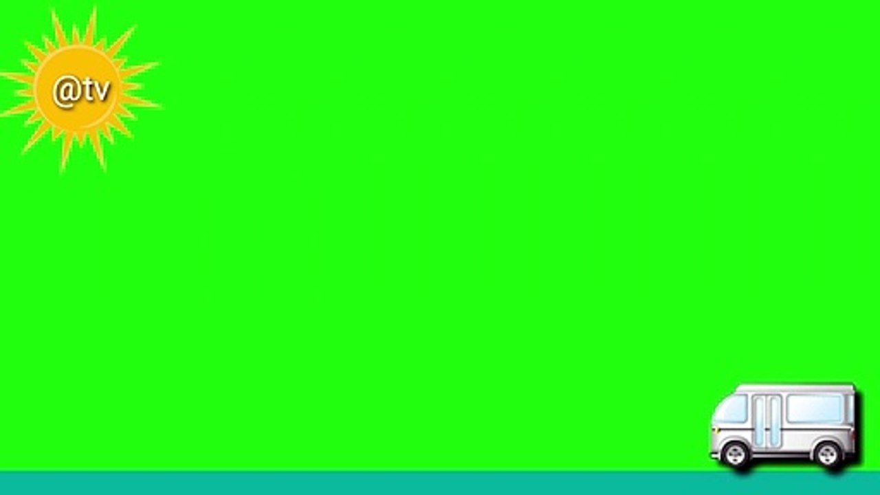 greenscreen car running