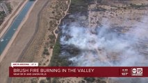 Fire crews battle brush fire near Loop 101 and SR 51