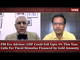 PM Eco Advisor: GDP Could Fall Upto 9% This Year, Calls For Fiscal Stimulus Financed by Gold Amnesty