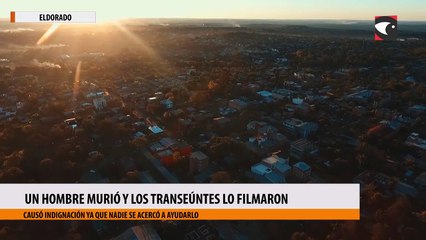 Un hombre murió y los transeúntes lo filmaron