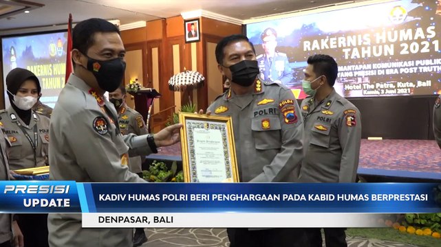 Penutupan Rakernis Divisi Humas Polri