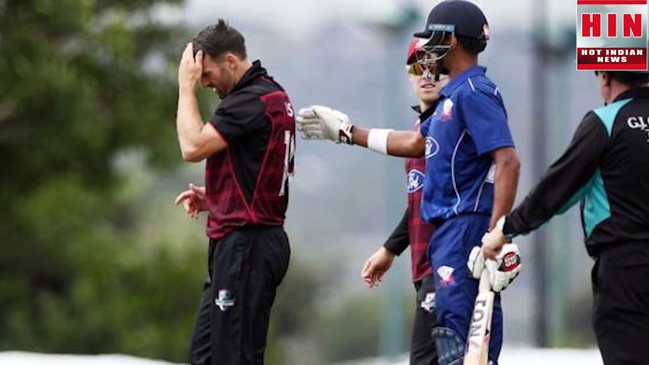 BOWLER के सर से टकरा के छक्का। Six from Bowler's head | Cricket | HIN NEWS