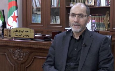 Cezayir'deki Barış Toplumu Hareketi Başkanı Mukri tek başına iktidarı değil uzlaşı hükümetini hedefliyor
