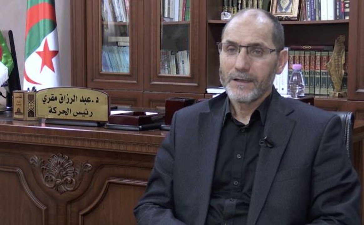 Cezayir'deki Barış Toplumu Hareketi Başkanı Mukri tek başına iktidarı değil uzlaşı hükümetini hedefliyor