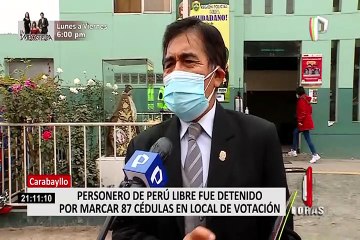 Abogado de personero de Perú Libre: "Él no marcó las cédulas, solamente las firmó"