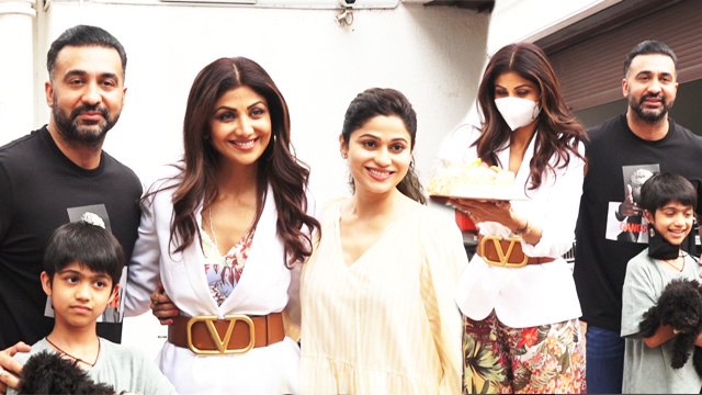 Shilpa Shetty Celebrates 46th Birthday With Media