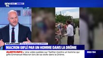 BFMTV : Emmanuel Macron giflé  par un quidam
