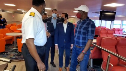 PM Rowley Tours Buccoo Reef