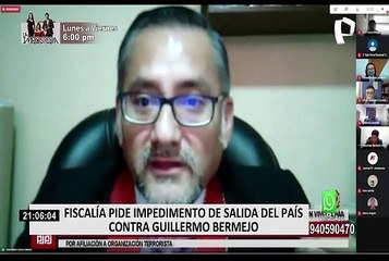 Caso Bermejo: piden impedimento de salida y comparecencia con restricciones para electo congresista