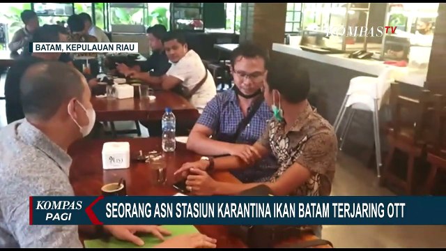 Detik-Detik Oknum PNS Pelaku Pungli Ekspor Udang di Batam Terjaring OTT