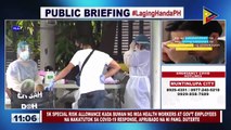 P5-K special risk allowance kada buwan ng mga health workers at government employees na nakatutok sa COVID-19 response, aprubado na ni Pangulong Duterte