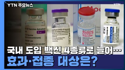 국내 도입 백신 4종류로 늘어...효과·접종 대상은? / YTN
