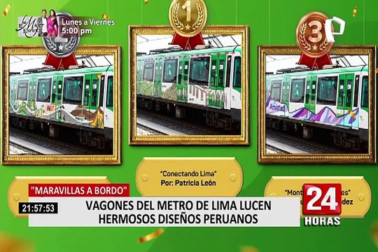 Línea 1 del Metro de Lima: tres mujeres fueron las ganadoras del concurso Maravillas a bordo