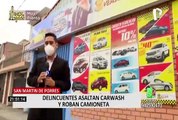 Robo de camioneta en carwash: víctima no descarta seguimiento previo