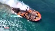 Ship Carrying Hazardous Chemicals Sinks Near Sri Lanka