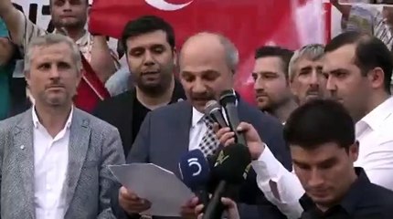 "BOP'a, teröre, darbelere, İsrail'le yapılan anlaşmaya hayır"