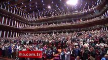 Erdoğan konuştu salon ayağa kalktı!