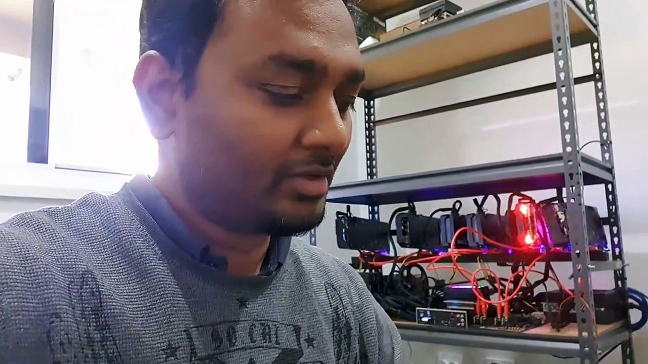 Mining Basics - Multi GPU _ Multi PSU Configuration _ Paper Clip Test - Part 4
