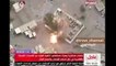 لحظة استهداف مليشيا الحوثي منشأتين نفطيتين بطائرات مسيرة في منطقة الرياض