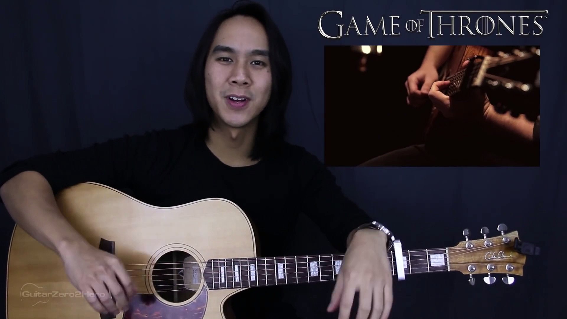 Game of Thrones - Theme  Guitar Lesson How to play Lead Guitar + Chords  (with Tabs) Tutorial 