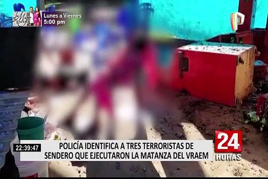 PNP identificó a tres terroristas de Sendero que ejecutaron la masacre del Vraem