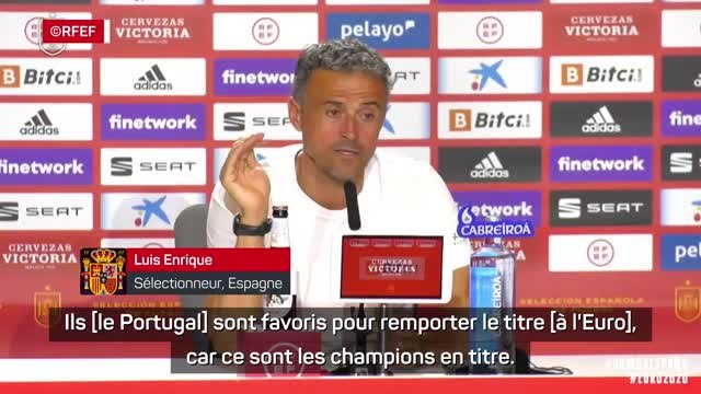 Espagne - Enrique : Le Portugal, l'une des meilleures équipes d'Europe
