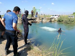 Son dakika haberi | Sulama kanalındaki kazalı araç polisi alarma geçirdi