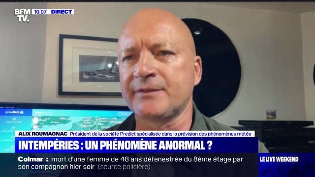 Les intensités des orages semblent avoir tendance à remonter un peu plus vers le nord de la France , selon Alix Roumagnac (Predict)