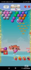 playing bubble game