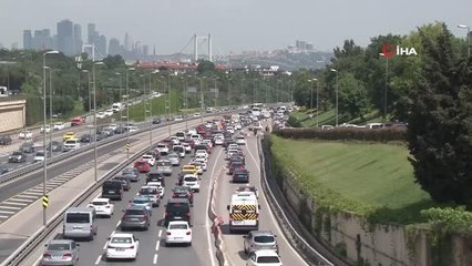 Kısıtlamasız ilk Cumartesi günü trafik yoğunluğu