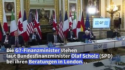 Scholz sieht "Durchbruch" für globale Mindeststeuer bei G7-Finanzministertreffen