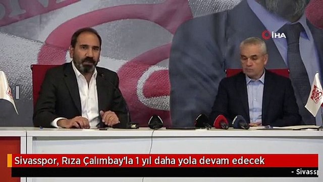 Sivasspor, Rıza Çalımbay'la 1 yıl daha yola devam edecek