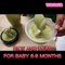 Homemade Baby Food Ideas 6-9 Mo/ Rice And Peas. Idées Repas Pour Bébés 6-9 Mois/Riz Aux Petits Pois