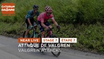 #Dauphiné 2021- Étape 7 / Stage 7 - Attaque de Valgren / Valgren attacks