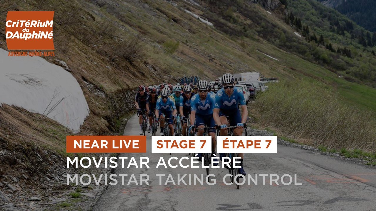 #Dauphiné 2021- Étape 7 / Stage 7 - Movistar ac...