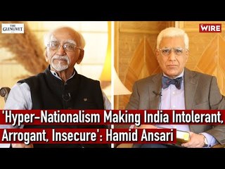 'Hyper-Nationalism Making India Intolerant, Arrogant, Insecure': Hamid Ansari I Karan Thapar