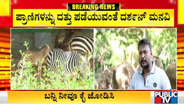 Challenging Star Darshan Requests People To Adopt Animals In Zoos