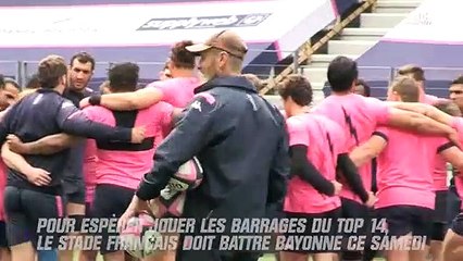 Top 14 : Objectif barrages pour le Stade Français
