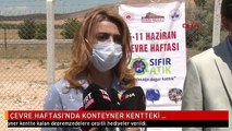 ÇEVRE HAFTASI'NDA KONTEYNER KENTTEKİ DEPREMZEDELERE HEDİYELER VERİLDİ