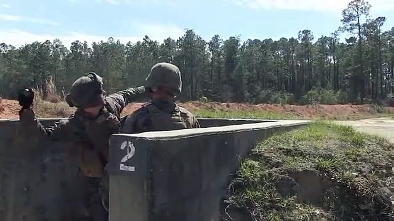 Marines Practice Throwing Live Grenades