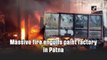 Massive fire engulfs paint factory in Patna